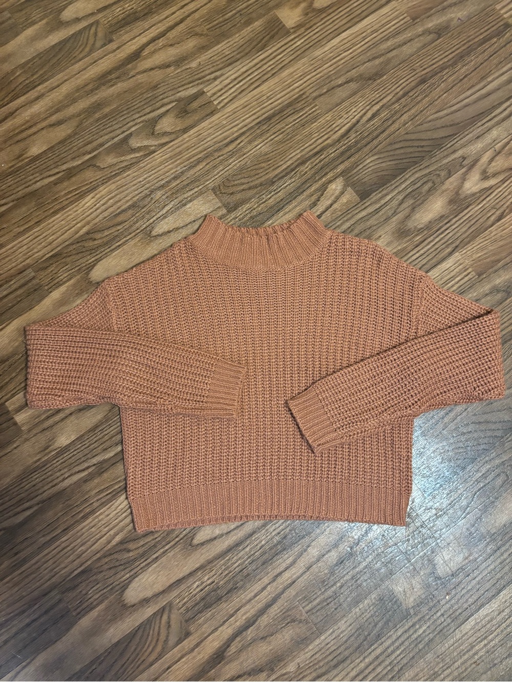 Love Change Italy *Womans Brown Cable Knit Sweater * Medium.